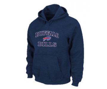 Buffalo Bills Heart & Soul Pullover Hoodie D.Blue