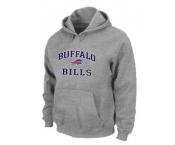 Buffalo Bills Heart & Soul Pullover Hoodie Grey