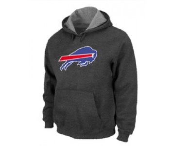 Buffalo Bills Logo Pullover Hoodie D.Grey