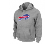 Buffalo Bills Logo Pullover Hoodie Grey