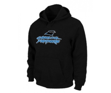 Carolina Panthers Authentic Logo Pullover Hoodie Black