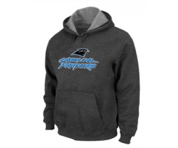 Carolina Panthers Authentic Logo Pullover Hoodie D.Grey