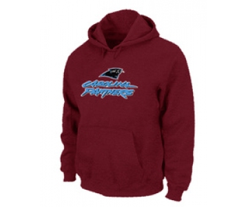 Carolina Panthers Authentic Logo Pullover Hoodie RED