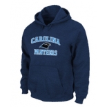 Carolina Panthers Heart & Soul Pullover Hoodie D.Blue