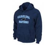 Carolina Panthers Heart & Soul Pullover Hoodie D.Blue