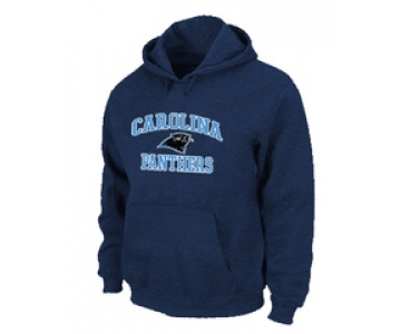 Carolina Panthers Heart & Soul Pullover Hoodie D.Blue