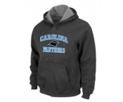 Carolina Panthers Heart & Soul Pullover Hoodie D.Grey