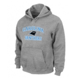 Carolina Panthers Heart & Soul Pullover Hoodie Grey