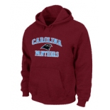 Carolina Panthers Heart & Soul Pullover Hoodie Red