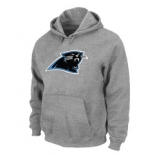 Carolina Panthers Logo Pullover Hoodie Grey