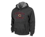 Chicago Bears Heart & Soul Pullover Hoodie D.Grey