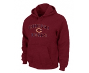 Chicago Bears Heart & Soul Pullover Hoodie Red