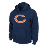 Chicago Bears Logo Pullover Hoodie D.Blue