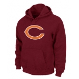 Chicago Bears Logo Pullover Hoodie RED