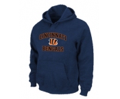 Cincinnati Bengals Heart & Soul Pullover Hoodie D.Blue