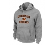 Cincinnati Bengals Heart & Soul Pullover Hoodie Grey