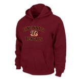 Cincinnati Bengals Heart & Soul Pullover Hoodie Red