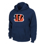 Cincinnati Bengals Logo Pullover Hoodie D.Blue