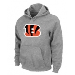 Cincinnati Bengals Logo Pullover Hoodie Grey