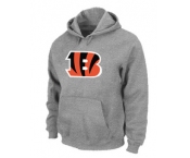 Cincinnati Bengals Logo Pullover Hoodie Grey