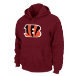 Cincinnati Bengals Logo Pullover Hoodie RED