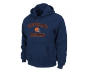 Cleveland Browns Heart & Soul Pullover Hoodie D.Blue