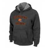 Cleveland Browns Heart & Soul Pullover Hoodie D.GREY