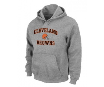 Cleveland Browns Heart & Soul Pullover Hoodie Grey