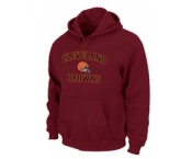 Cleveland Browns Heart & Soul Pullover Hoodie Red