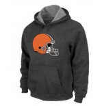 Cleveland Browns Logo Pullover Hoodie D.Grey