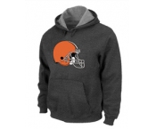 Cleveland Browns Logo Pullover Hoodie D.Grey