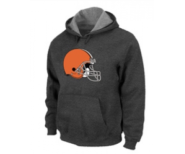 Cleveland Browns Logo Pullover Hoodie D.Grey