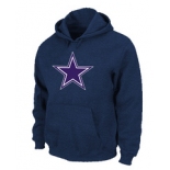 Dallas Cowboys Logo Pullover Hoodie D.Blue