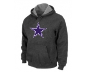 Dallas Cowboys Logo Pullover Hoodie D.Grey