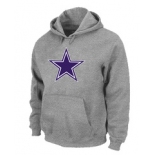 Dallas Cowboys Logo Pullover Hoodie Grey