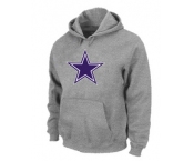 Dallas Cowboys Logo Pullover Hoodie Grey