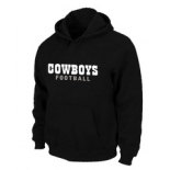 Dallas Cowboys font Pullover Hoodie Black