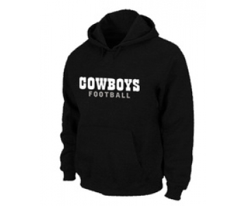 Dallas Cowboys font Pullover Hoodie Black