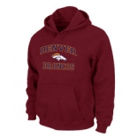 Denver Broncos Heart & Soul Pullover Hoodie Red