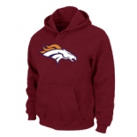 Denver Broncos Logo Pullover Hoodie RED