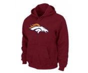 Denver Broncos Logo Pullover Hoodie RED