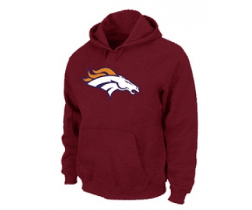 Denver Broncos Logo Pullover Hoodie RED