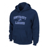 Detroit Lions Heart & Soul Pullover Hoodie D.Blue