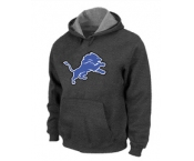 Detroit Lions Logo Pullover Hoodie D.Grey