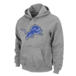 Detroit Lions Logo Pullover Hoodie Grey