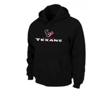 Houston Texans Authentic Logo Pullover Hoodie Black