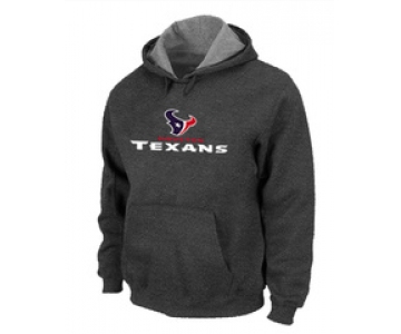 Houston Texans Authentic Logo Pullover Hoodie D.Grey