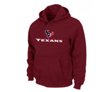 Houston Texans Authentic Logo Pullover Hoodie RED