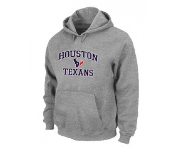 Houston Texans Heart & Soul Pullover Hoodie Grey