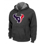 Houston Texans Logo Pullover Hoodie D.Grey